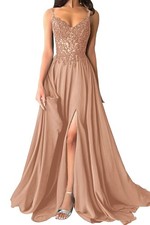 Elegant V Neck Lace Applique