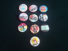 POP GROUPS / MUSIC PIN BADGES - SEX PISTOLS -  25mm DIAMETER