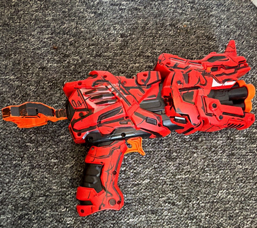 Red black toy blaster - red,