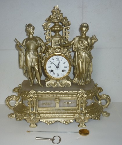 French coat clock - french,