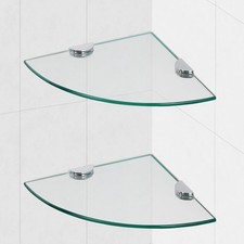 Glass Corner Shower Shelves