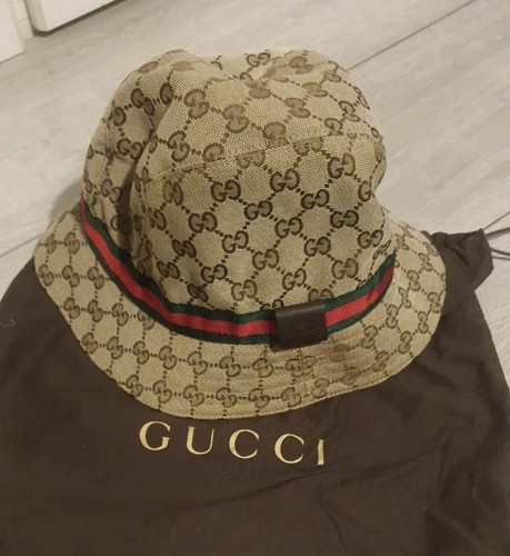 Gucci pattern bucket - gucci, hat