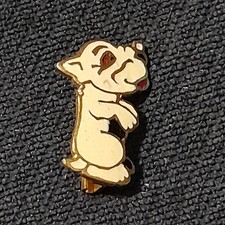 Antique Bonzo The Dog C1920s Vintage Promotional Gilt and Enamel Pin Badge. VGC