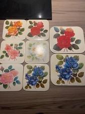 Vintage Retro Cork Rose Floral