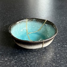 Chinese Green/Blue 12cm Bowl