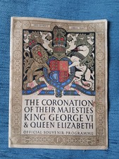 The Coronation of King George VI & Queen Elizabeth - Official Souvenir Programme