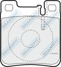 APEC Rear Brake Pad Set for