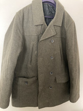 Mens Pea Coat Overcoat Rhinos