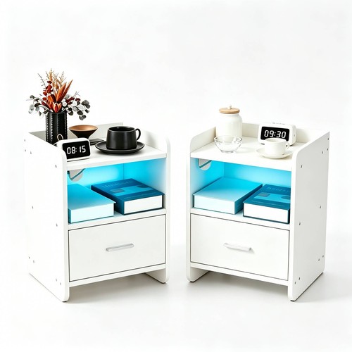 Set bedside table cabinet - 2,