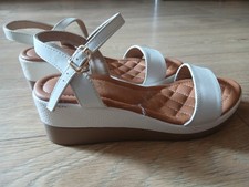 White Wedge Sandals Women Size