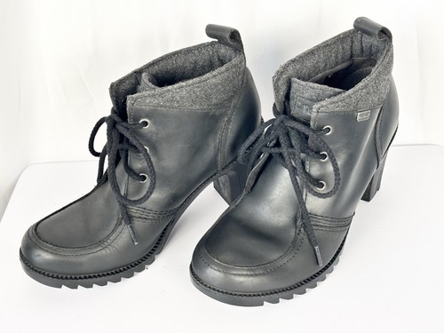 Kickers black leather - kickers, &