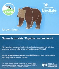 Rspb pin badge - pin, life