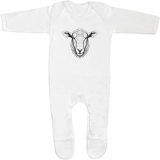 'Sheep Head' Baby Romper