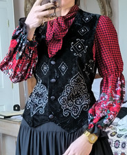 Elegant Vintage Velvet Velour