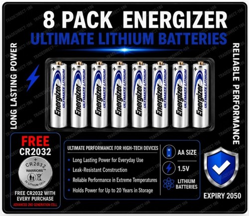 Free gift energizer - x, aa