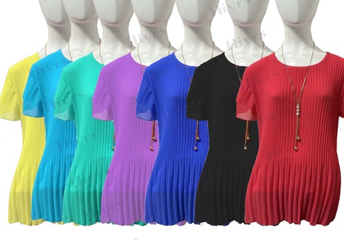 Womens chiffon pleated lined - womens,