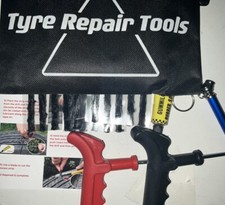 Emergency Car Van Motorcycle Tubeless Tyre Tire Puncture Repair Kit Tool Strips