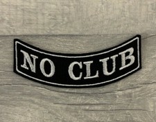 NO CLUB BOTTOM ROCKER PATCH