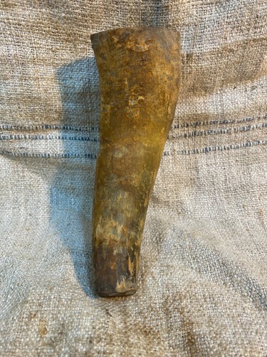 Antique cow horn whetstone - horn,