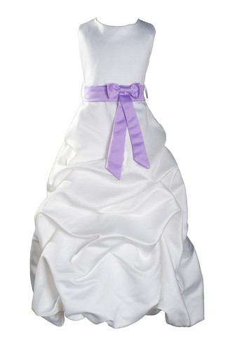 Ivory satin flower - ivory,