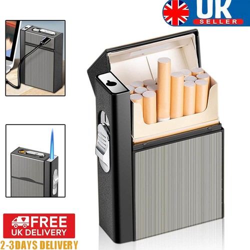 Cigarette case with lighter - case,