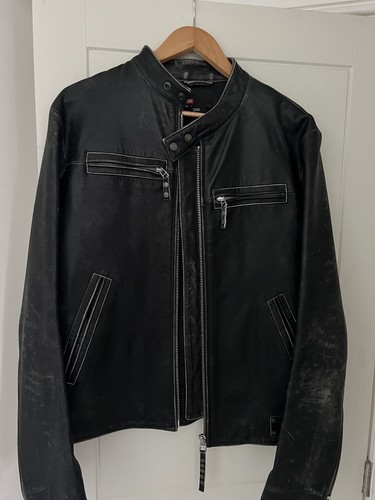 Vintage diesel leather - vintage, jacket