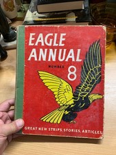 1959 "EAGLE ANNUAL NUMBER 8" DAN DARE ILLUSTRATED HARDBACK BOOK (P5)