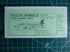 1/72 SUPERB MAGNA #0172 HIGH DETAIL RARE OOP RESIN ROYAL NAVY FAIREY GANNET AEW3