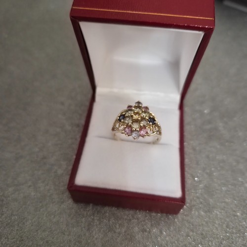 9ct gold multi - gold, coloured