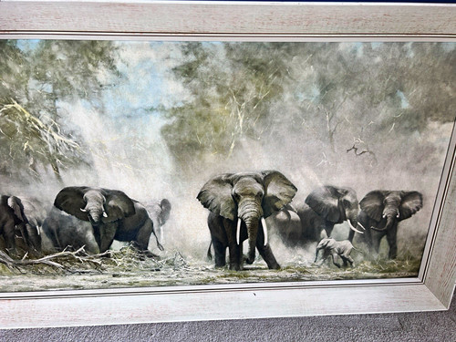 David shepherd signed framed - signed,