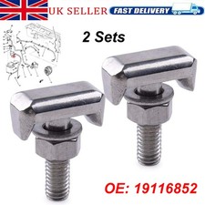 2x T Bolt Battery Nut Clamp