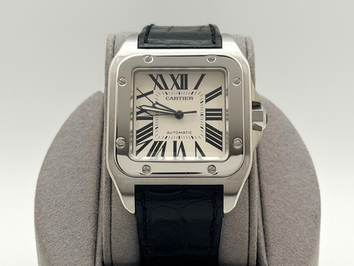 Cartier santos 100 - cartier, silver