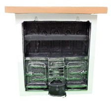 Dolls house kitchen range - dolls,