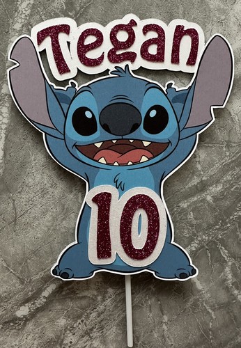 Personalised stitch cake - personalised,