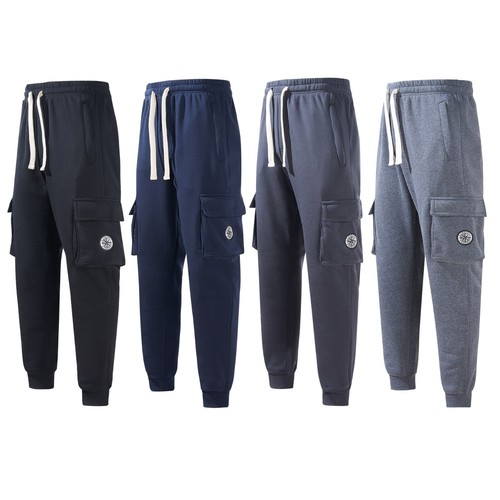 Mens fleece cargo jogger - mens,