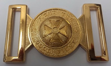 Genuine Church Lads Brigade "Fight The Good Fight" Belt Buckle Locket NEW