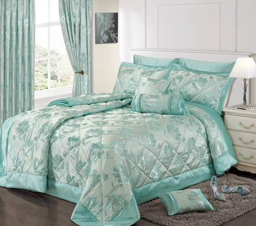 Luxury floral jacquard bedding - luxury,