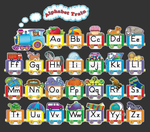 Alphabet train bulletin - alphabet,