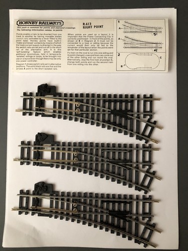 Hornby r612 613 - rh, (x3)