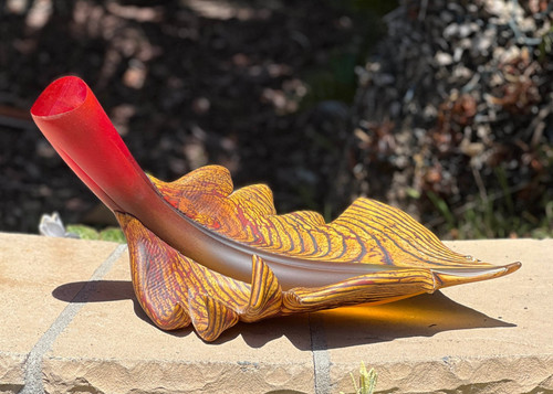 Hand blown glass - hand, sculpture
