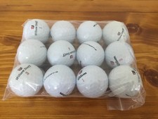 Wilson Staff White Duo Soft & DX2 Soft Golf Balls x 12 Excellent