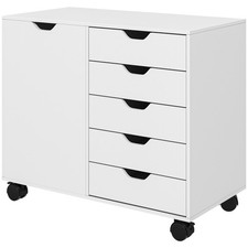 HOMCOM Modern Mobile 5-Drawer