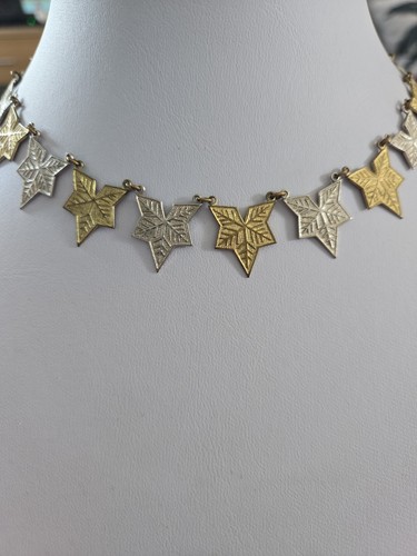 Vintage maple leaf gold silver - vintage,