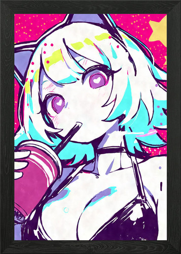 Pastel milkshake anime girl - milkshake,