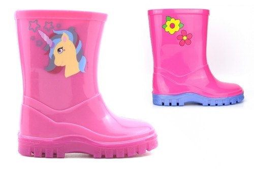 Girls wellies wellington boots - wellies,