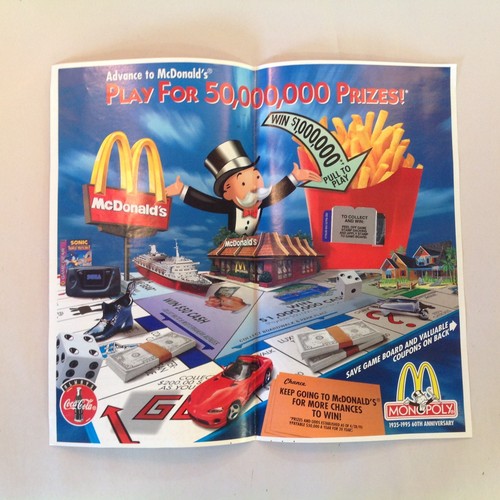 Vintage 1995 mcdonald - vintage, mcdonald's
