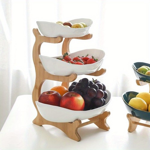 Tier fruit basket stand - tier,