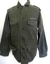 Army Jacket Khaki Cotton Men's