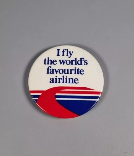 British airways pin badge - british,