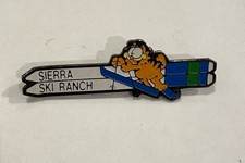 Garfield Cat Skiing Pin Badge